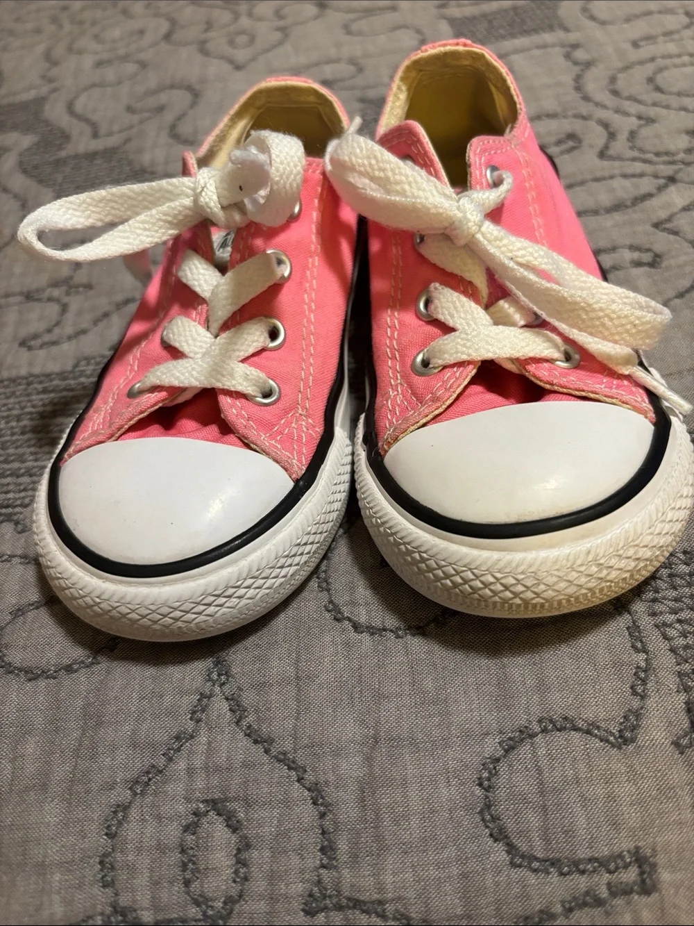 Converse Kids Pink Low Top Sneakers